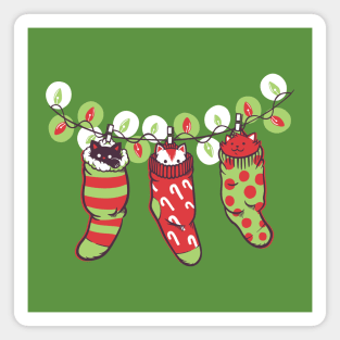 Jingle Meow Ugly Sweater by Tobe Fonseca Magnet